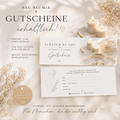 Geschenkgutscheinkarte für dich und deine Liebsten